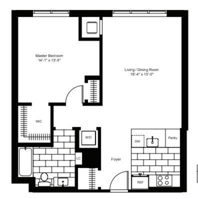 Cityscape Luxury Tower One Bedroom Apartment Los Angeles